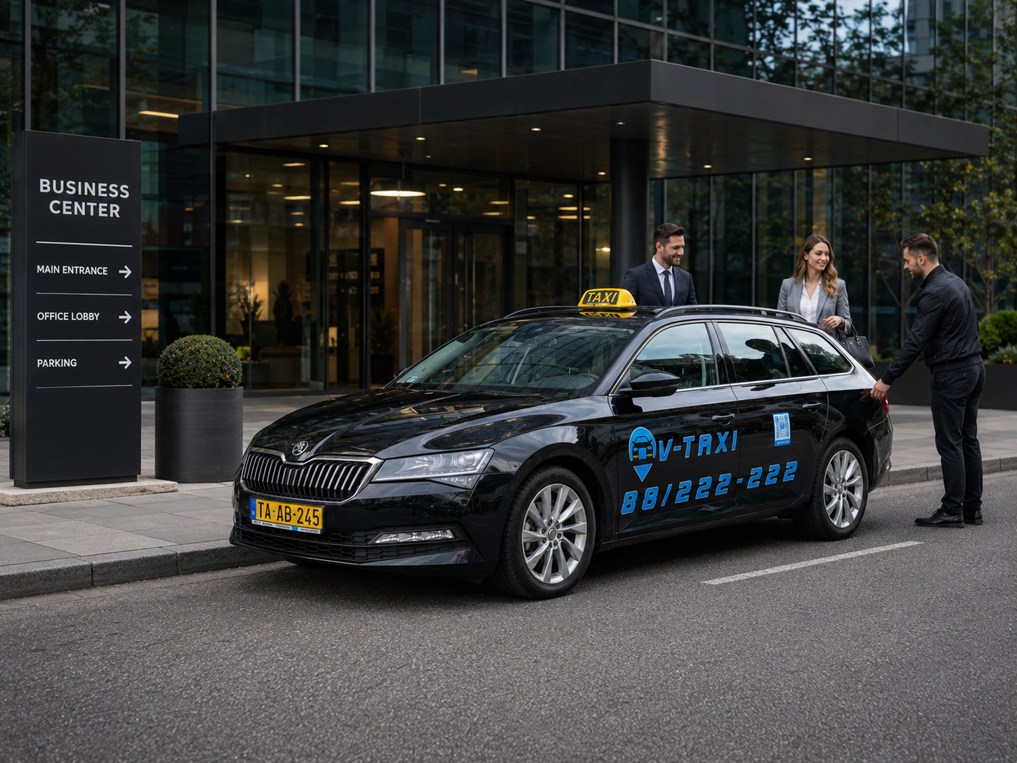 Céges V-Taxi fuvarok